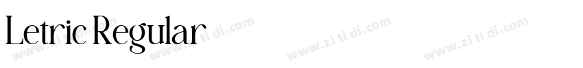 Letric Regular字体转换 Letric Regular字体转换